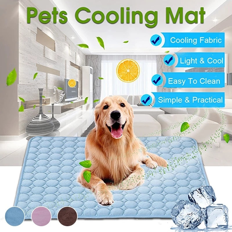 Dog cooling store pad for car