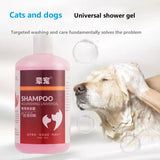 Pet Shower Gel Dog Shampoo Cat Bath Products Kills Mites Deodorizes Golden Fur Teddy Bear Bath Special Cleaning Products 500ML