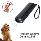 Pet Dog Repeller 3 in 1 Pet Dog Training Ultrasonic Equipment Anti Barking Stop Barking Living Room With LED Flashlight
