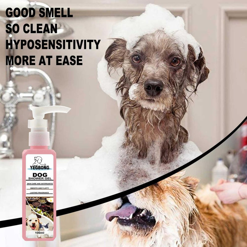 100ml Pet Cleaning Shampoo Pet Shower Gel Pet Cleaning Foam Dog Cat Puppy Cleaning Bath Shower Gel