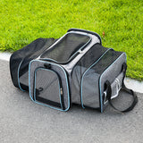 Foldable Breathable Pet Carrier Dog Cage